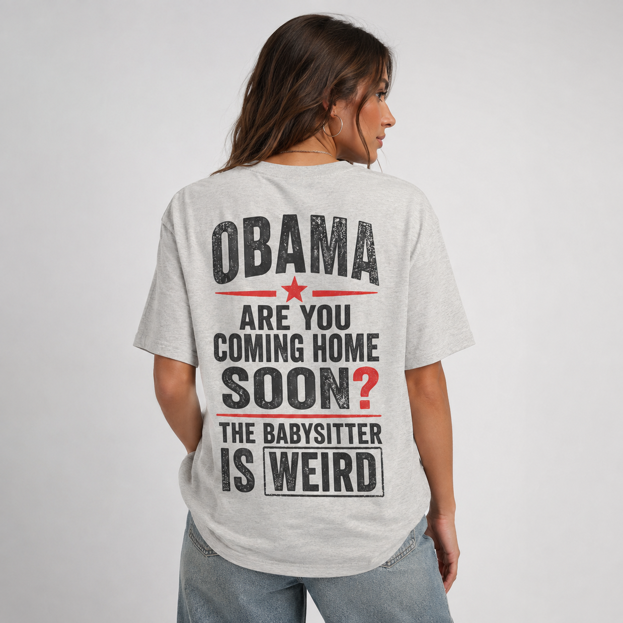 Obama Are You Coming Home Soon Funny Satire T-Shirt