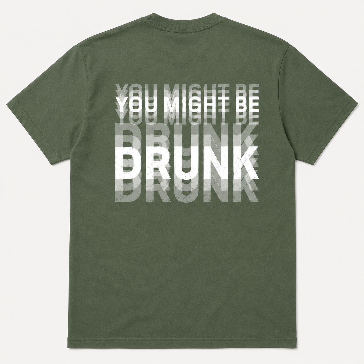 You Might Be Drunk Optical Illusion T-Shirt
