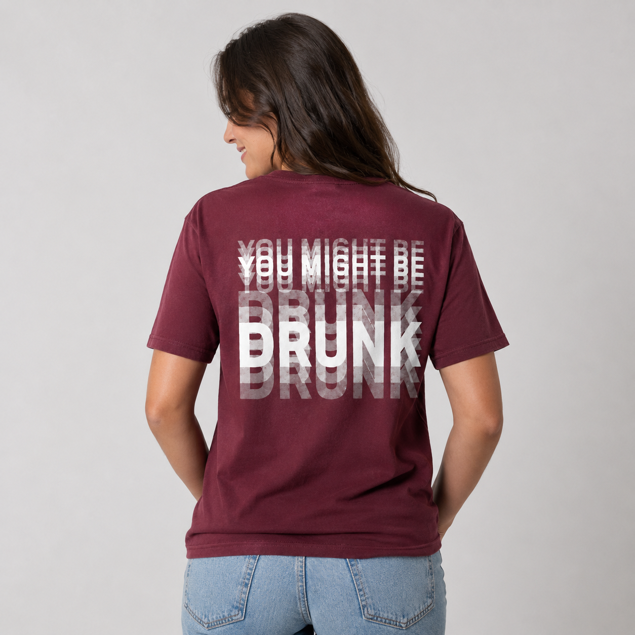 You Might Be Drunk Optical Illusion T-Shirt